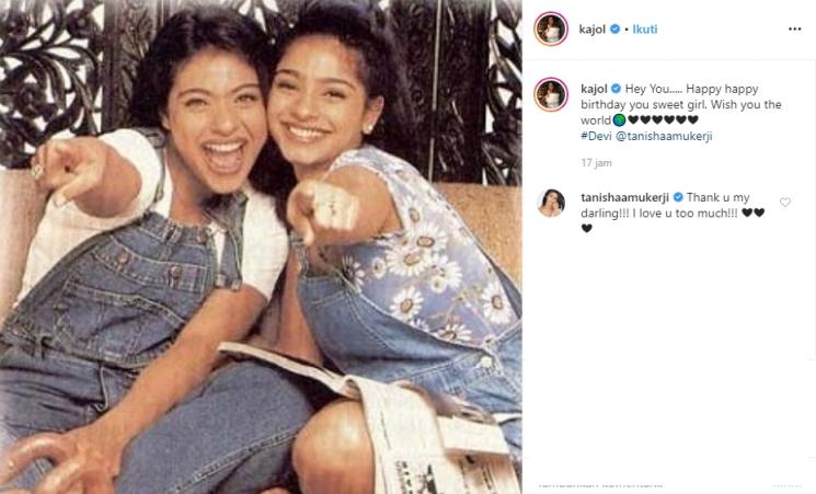 Kajol dan Tanishaa Mukerji (Instagram/@kajol)