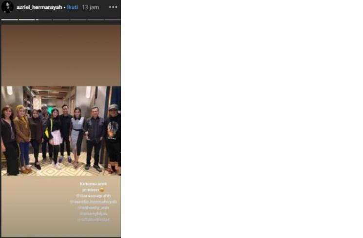 Azriel Hermansyah jalan bareng dengan Tiara Indonesian Idol (Instagram @azriel_hermansyah)