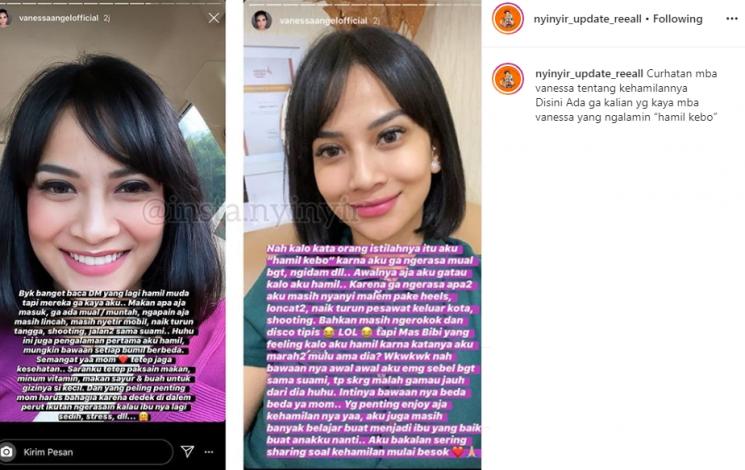 Vanessa Angel ceritakan pengalaman hamil (Instagram/@vanessaangelofficial)