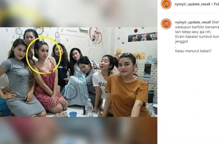 Potret Lucinta Luna di dalam penjara (Instagram/@nyinyir_update_reeall)