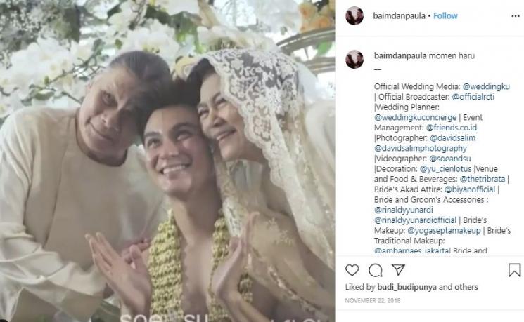 Baim Wong dan Ibundanya. (Instagram/@baimdanpaula)