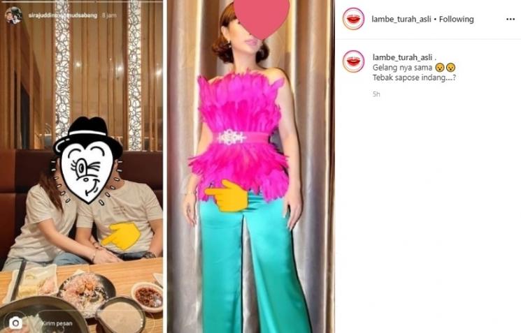 Zaskia Gotik mesra dengan duren? (Instagram/Lambe Turah)