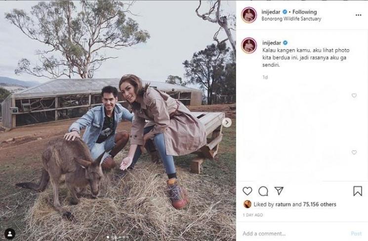 Jessica Iskandar dan Richard Kyle (Instagram @inijedar)