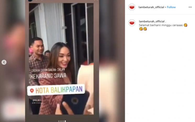 Zaskia Gotik Kunjungi Balikpapan Bersama Kekasih Hati (Instagram/@zaskia_gotix)