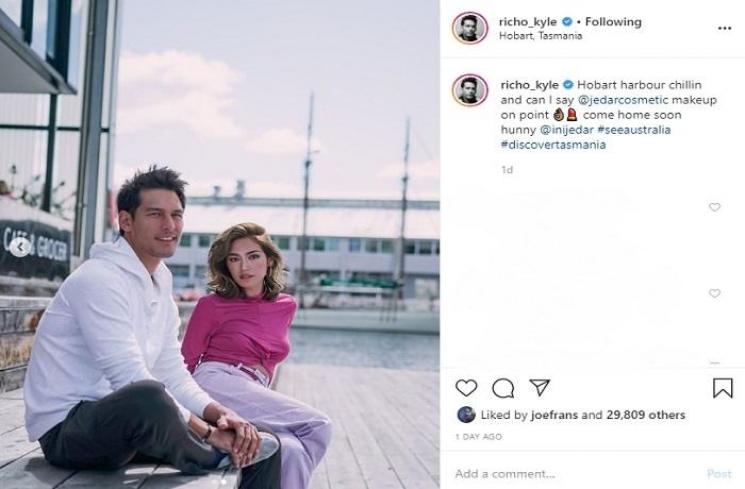 Jessica Iskandar dan Richard Kyle (Instagram @richo_kyle)