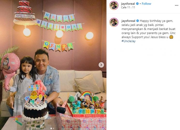 Kedekatan Gempi dan Wijin (Instagram/@jaysforeal)