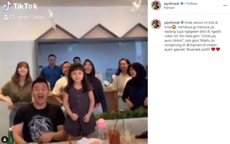 Kedekatan Gempi dan Wijin (Instagram/@jaysforeal)