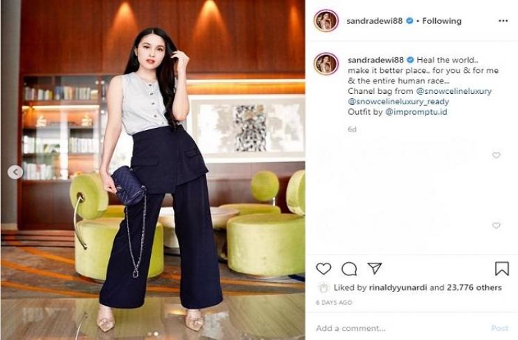 Sandra Dewi (Instagram @sandradewi88)