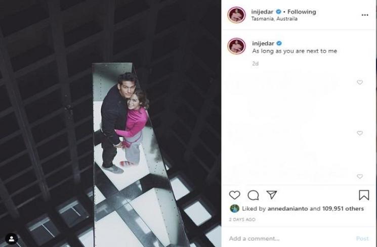 Jessica Iskandar dan Richard Kyle (Instagram @inijedar)