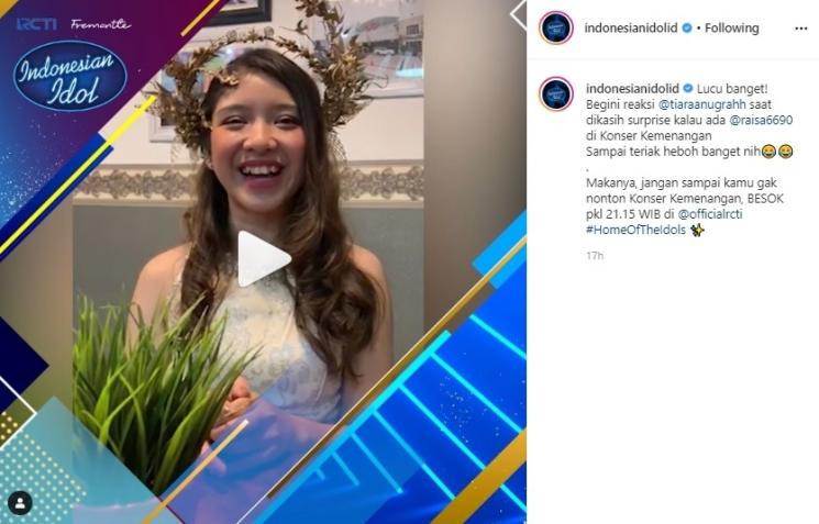 Tiara Idol. (Instagram/@indonesianidolid)