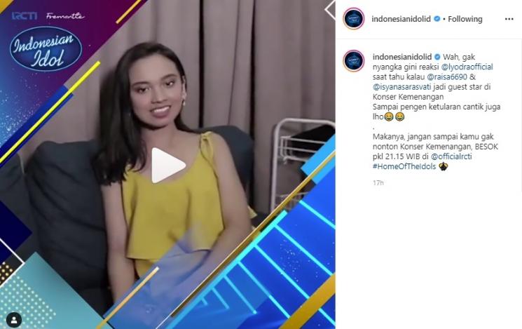 Lyodra Ginting. (Instagram)