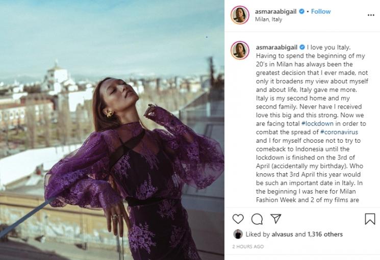 Asmara Abigail (Instagram/@asmaraabigail)