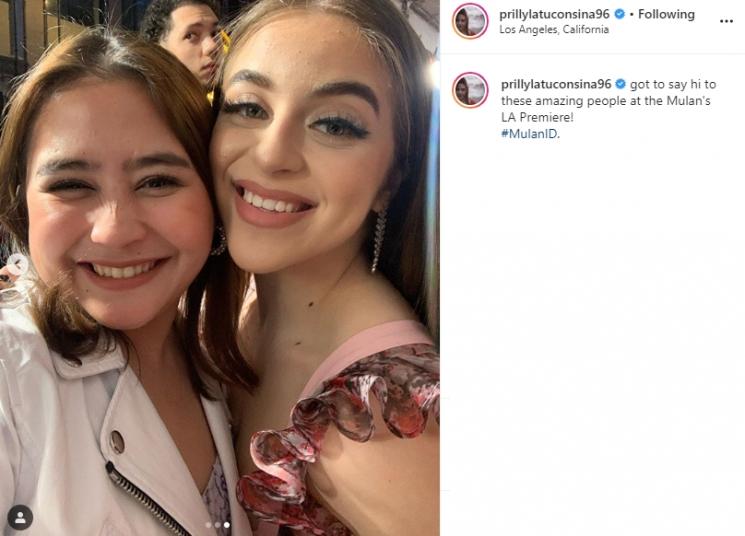 Prilly Latuconsina hadiri premier film Mulan (Instagram/@prillylatuconsina96)