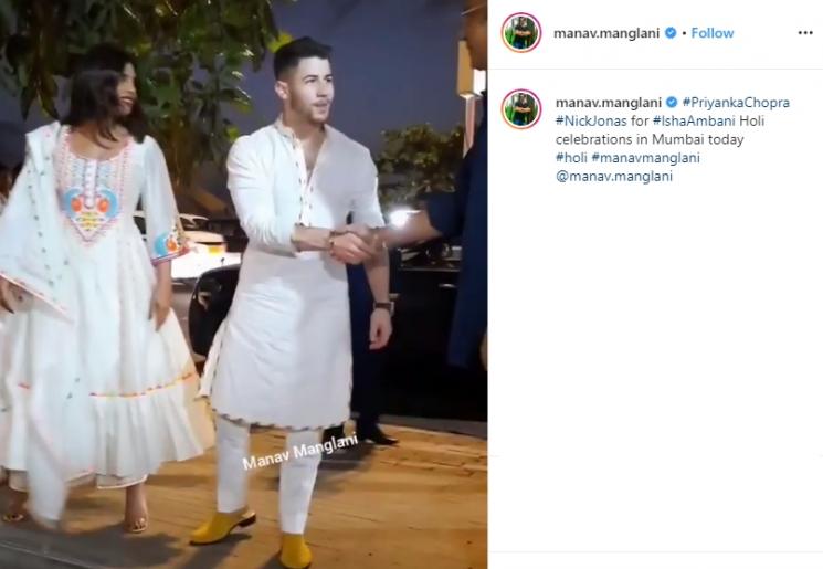 Priyanka Chopra dan Nick Jonas (Instagram/@manav.manglani)