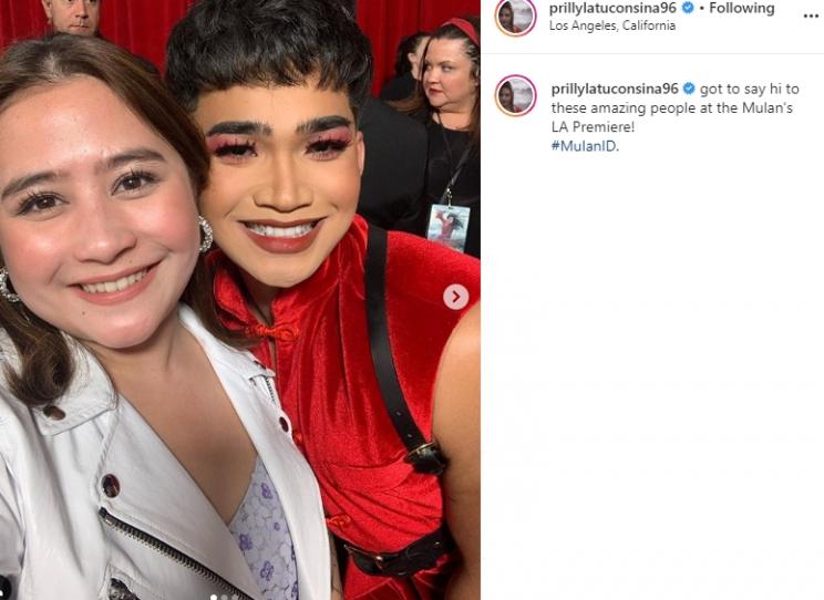 Prilly Latuconsina hadiri premier film Mulan (Instagram/@prillylatuconsina96)
