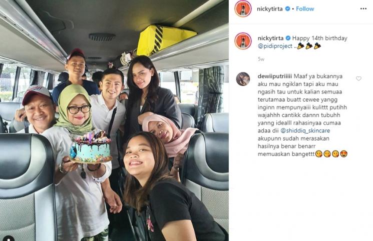 Nicky Tirta dan Valendza Wijaya (Instagram/@nickytirta)