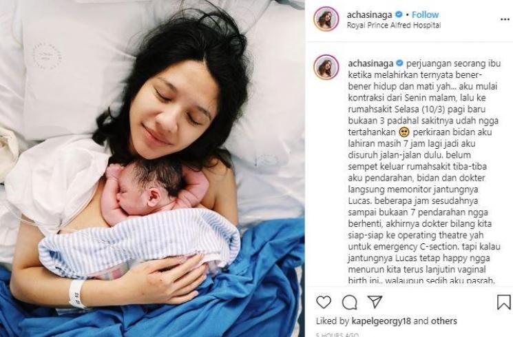 Acha Sinaga. (Instagram/@achasinaga)