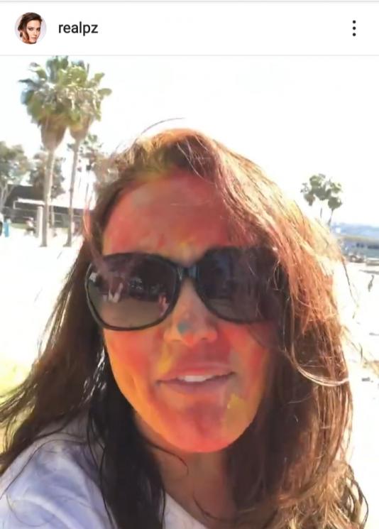 Preity Zinta dan suami rayakan Festival Holi (Instagram/@realpz)