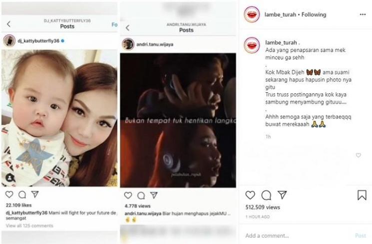 Rumah tangga DJ Butterfly dikabarkan retak (Instagram @lambe_turah)