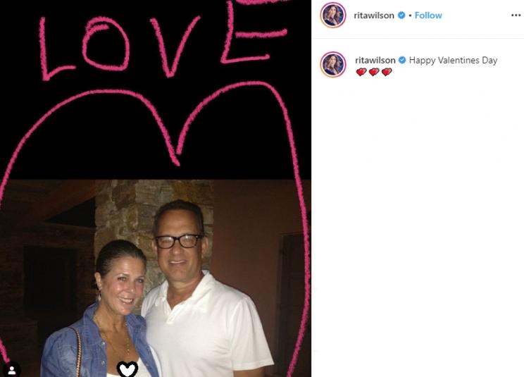 Tom Hanks dan Rita Wilson (Instagram/@ritawilson)