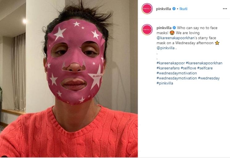 Kareena Kapoor maskeran (Instagram/@pinkvilla)