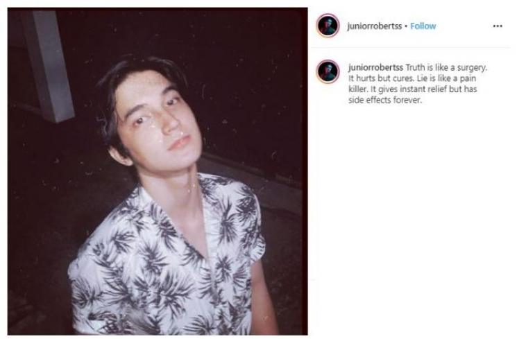 Junior Roberts. (Instagram/@juniorroberts)