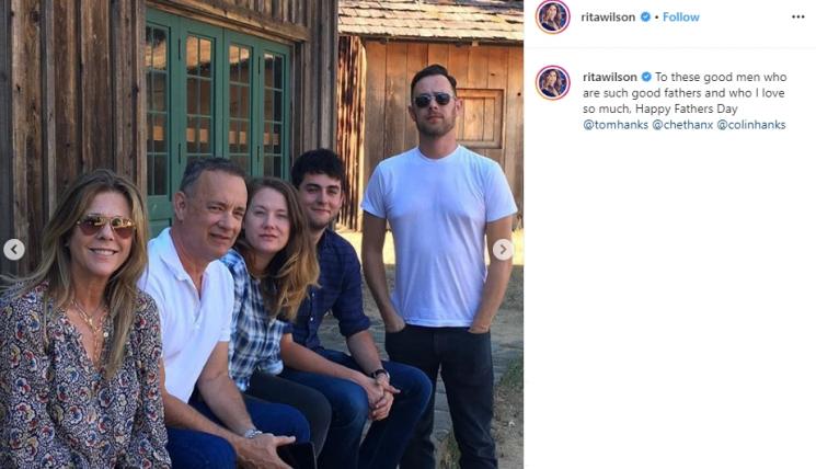 Tom Hanks dan Rita Wilson (Instagram/@ritawilson)