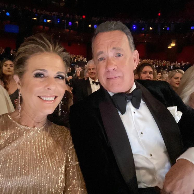 Rita Wilson dan Tom Hanks. (Instagram/@ritawilson)