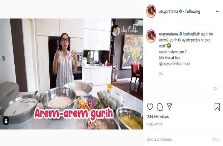 Ussy Sulistiawaty (Instagram @ussypratama)