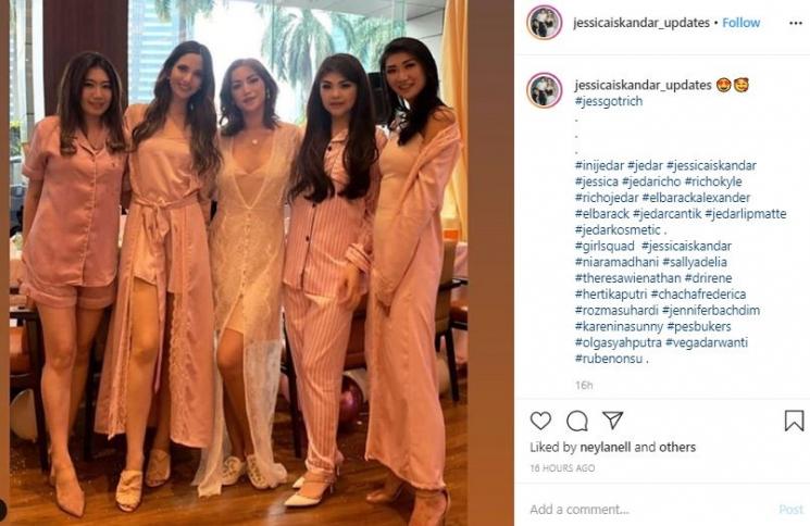Bridal shower Jessica Iskandar. (Instagram/@jessicaiskandar_update)
