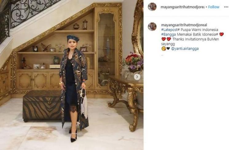 Mayangsari. (Instagram/@mayangsaritrihatmodjoreal)