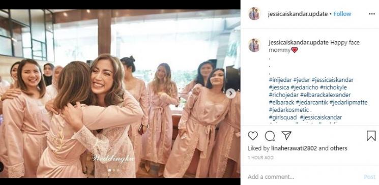 Bridal shower Jessica Iskandar. (Instagram/@jessicaiskandarupdate)