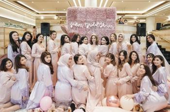 Jessica Iskandar di acara bridal shower. [Instagram]