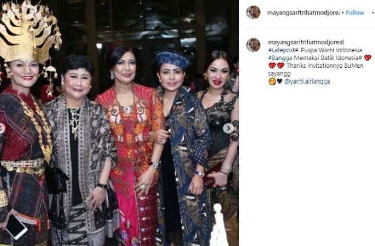 Mayangsari. (Instagram/@mayangsaritrihatmodjoreal)