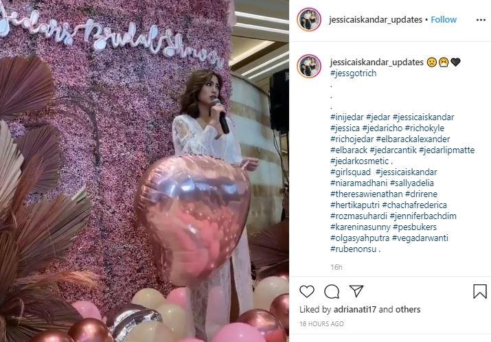 Bridal shower Jessica Iskandar. (Instagram/@jessicaiskandar_update)