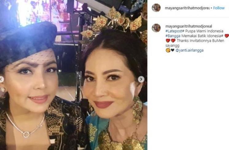 Mayangsari. (Instagram/@mayangsaritrihatmodjoreal)