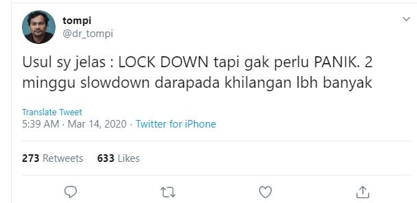 Tompi (Twitter/@dr_tompi)