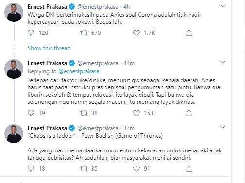 Ernest Prakasa. (Twitter/@ernestprakasa)