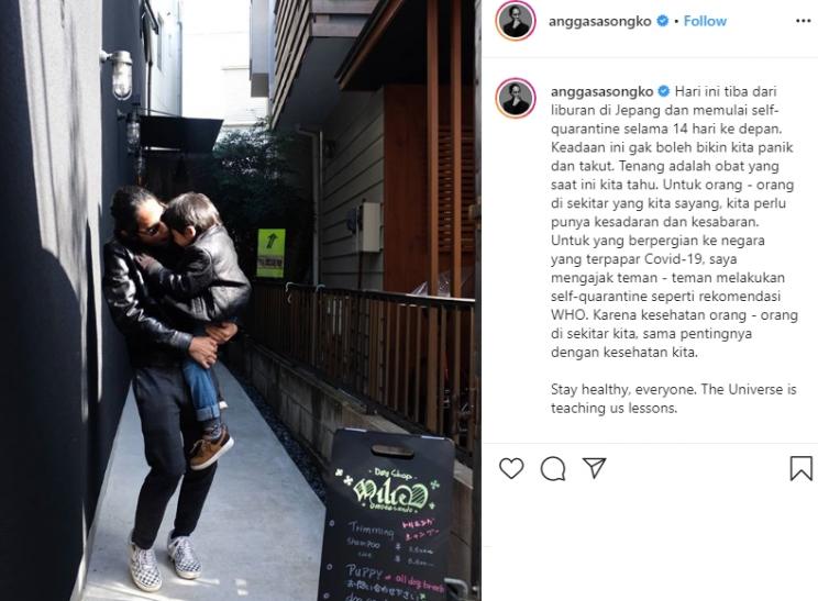 Angga Sasongko (Instagram/@anggasasongko)