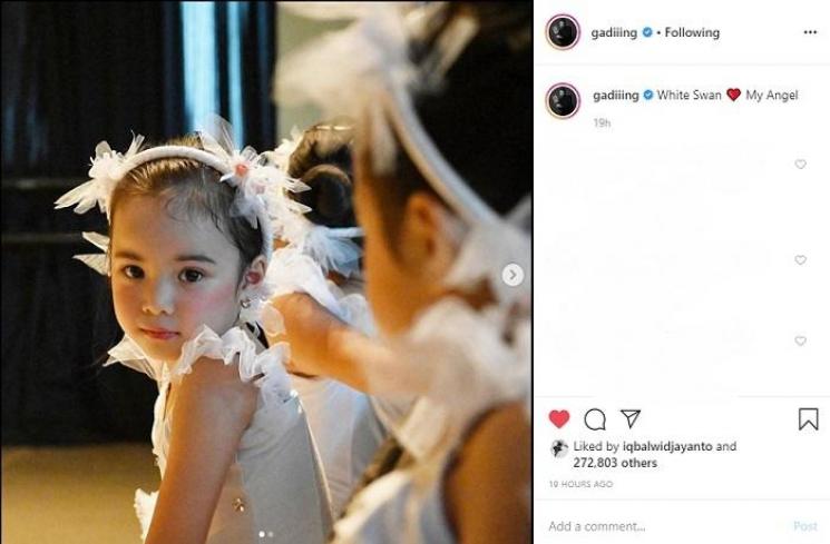 Momen Gempita Nora Marten show ballet (Instagram @gadiiing)