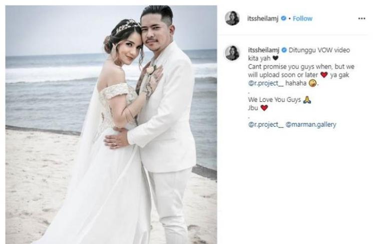 Sheila Marcia dan Dimas Akira. (Instagram/@itssheilamj)