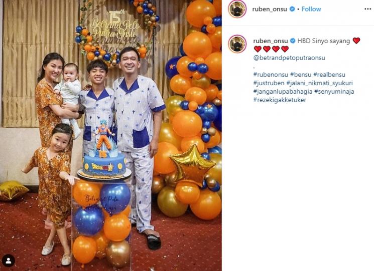 Anak-anak Ruben Onsu (Instagram/@ruben_onsu)