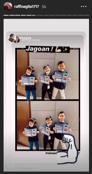 Rafathar sunatan. (Instagram/@raffinagita1717)