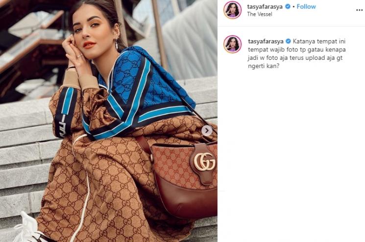 Gaya mewah Tasya Farasya (Instagram/@tasyafarasya)