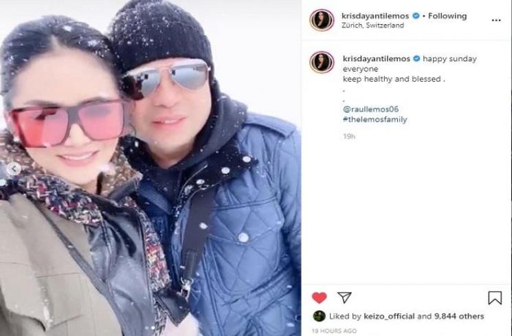 Krisdayanti dan Raul Lemos (Instagram @krisdayantilemos)