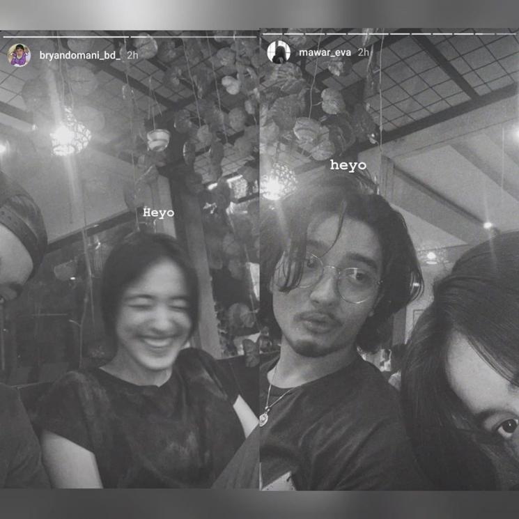 Mawar Eva dan Bryan Domani. (Instagram/@bryandomani_bd, @mawar_eva_)