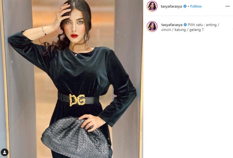 Gaya mewah Tasya Farasya (Instagram/@tasyafarasya)