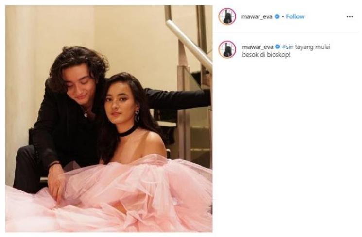 Mawar Eva dan Bryan Domani. (Instagram/@mawar_eva_)