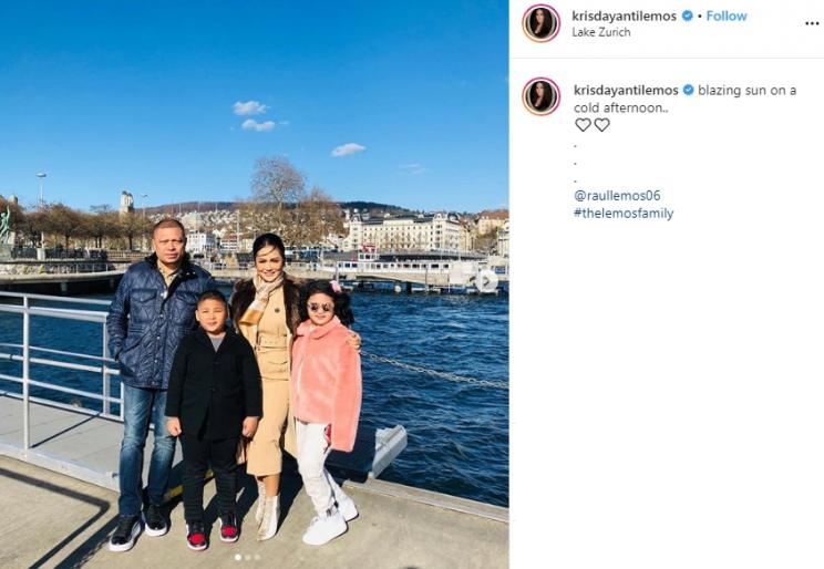 Keluarga Krisdayanti Liburan ke Eropa (Instagram/@krisdayantilemos)