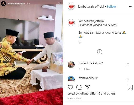 Kalina Ocktaranny. (Instagram/@lambeturah_official)